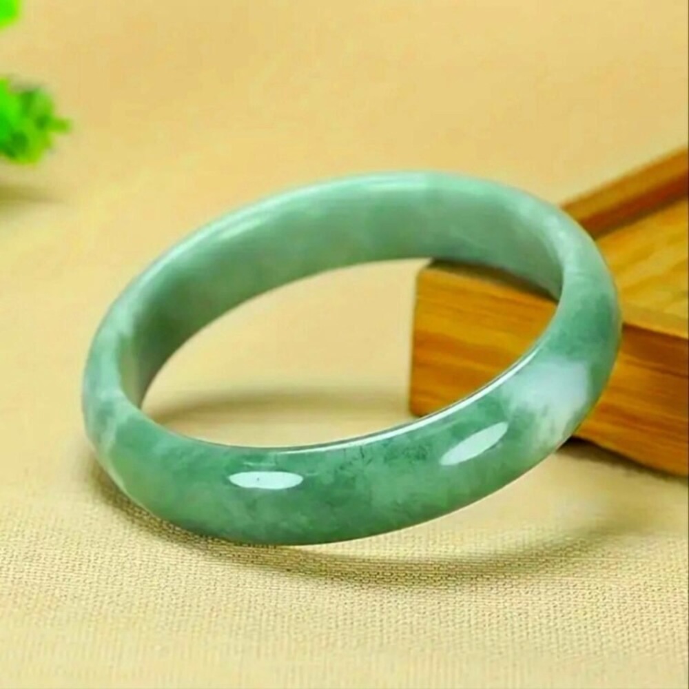 1pc Natural Jade Bracelet Harmony Stone Healing Jewelry